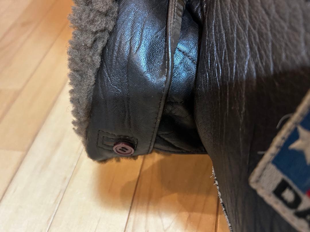 希少 AVIREX G-1 フライトジャケット 本革 地図柄 ボア付 人気 定番