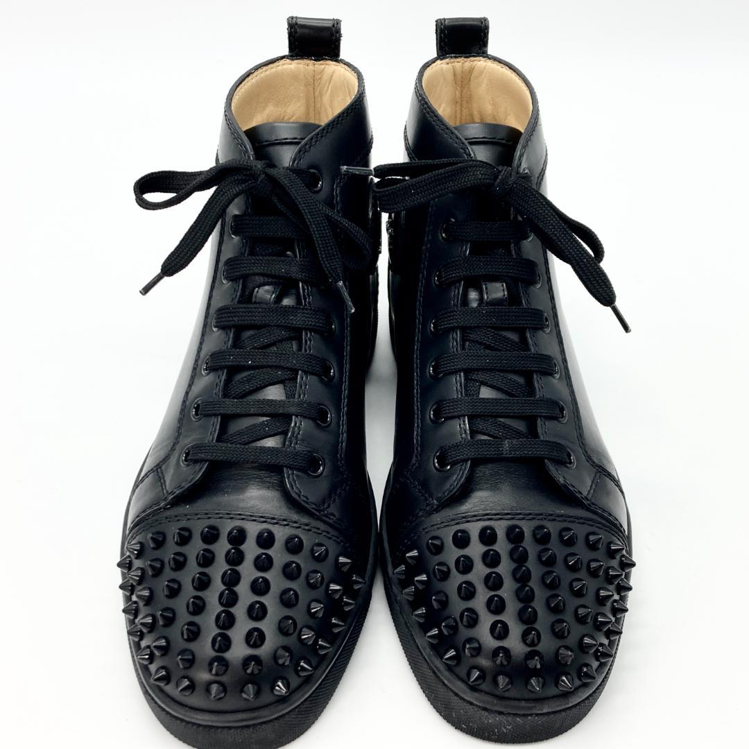 美品　 クリスチャン ルブタン ４０　ルイス フラット　スタッズ　スニーカー