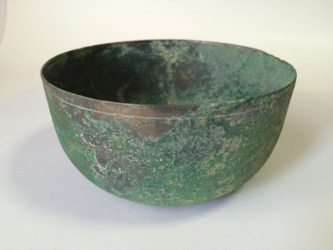 12-13世紀 高麗響銅碗 サハリ鉢 検(佐波理 李朝 高麗 平安　托鉢