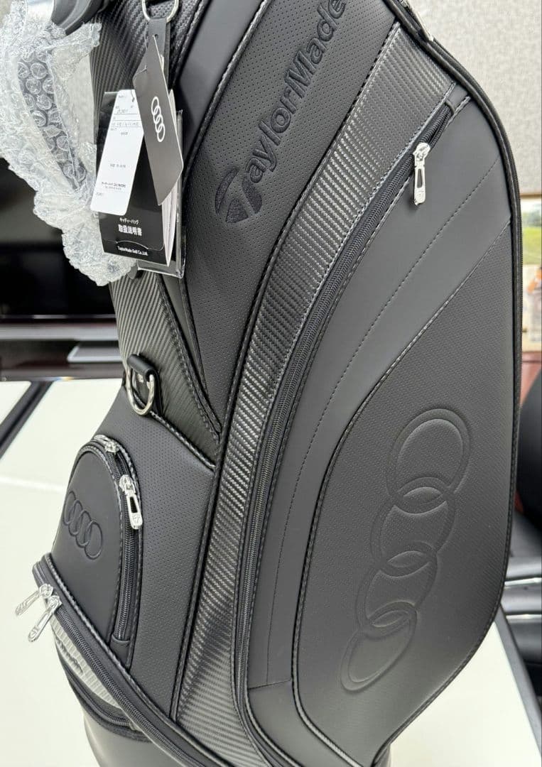 TaylorMade ゴルフバッグ ブラック Audiロゴ テーラーメイド 新品