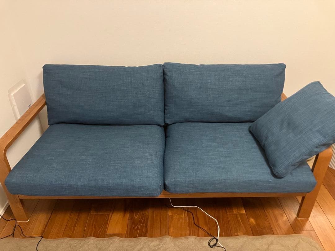 【年始SALE】ディノス　北欧　モダンデザイン　木肘