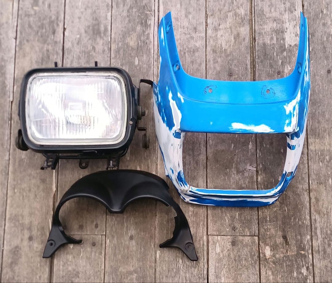 ZRX400 純正角目ヘッドライト ビキニカウル