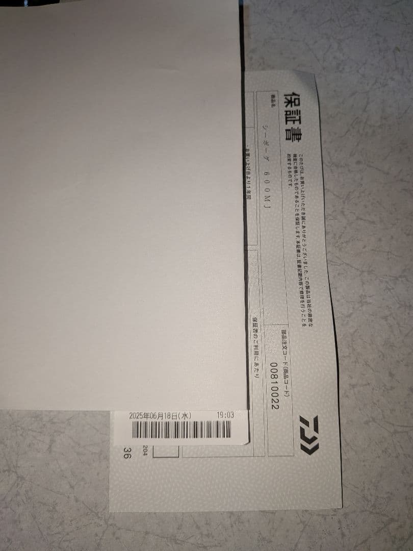 Daiwa SEABORG 600MJ　ダイワシーボーグ 電動リール