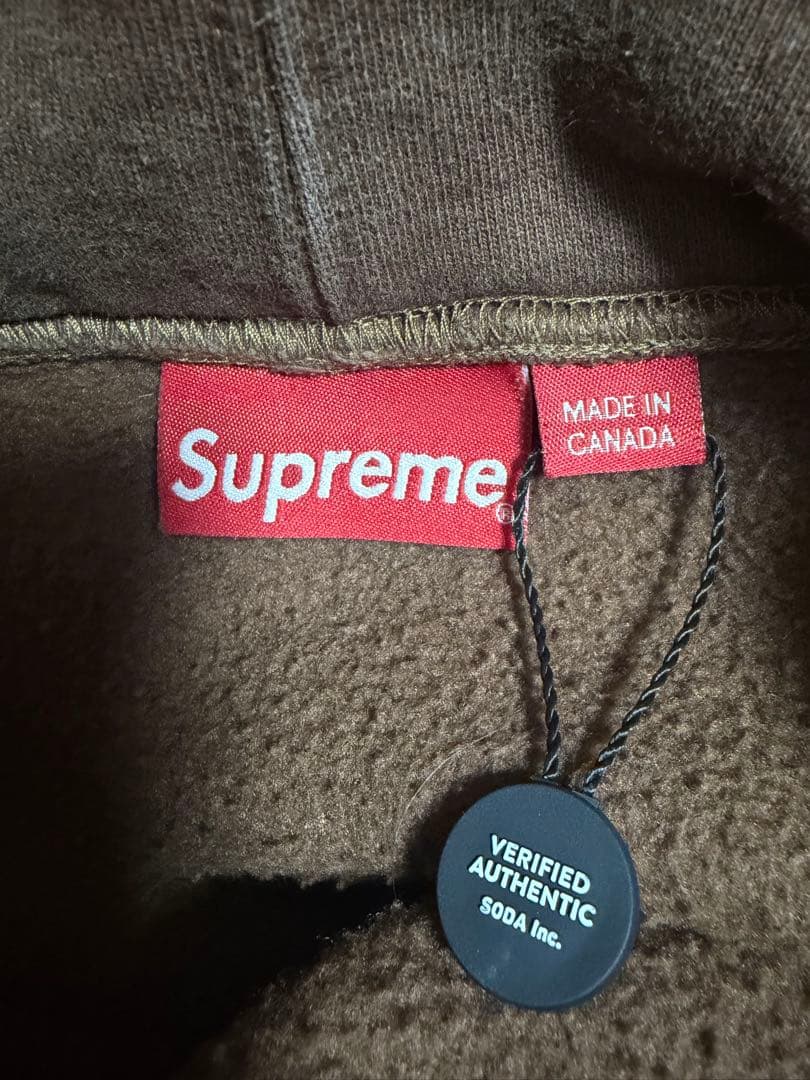 堀米雄斗着用シュプリーム デビル ツノ Sロゴ パーカー L