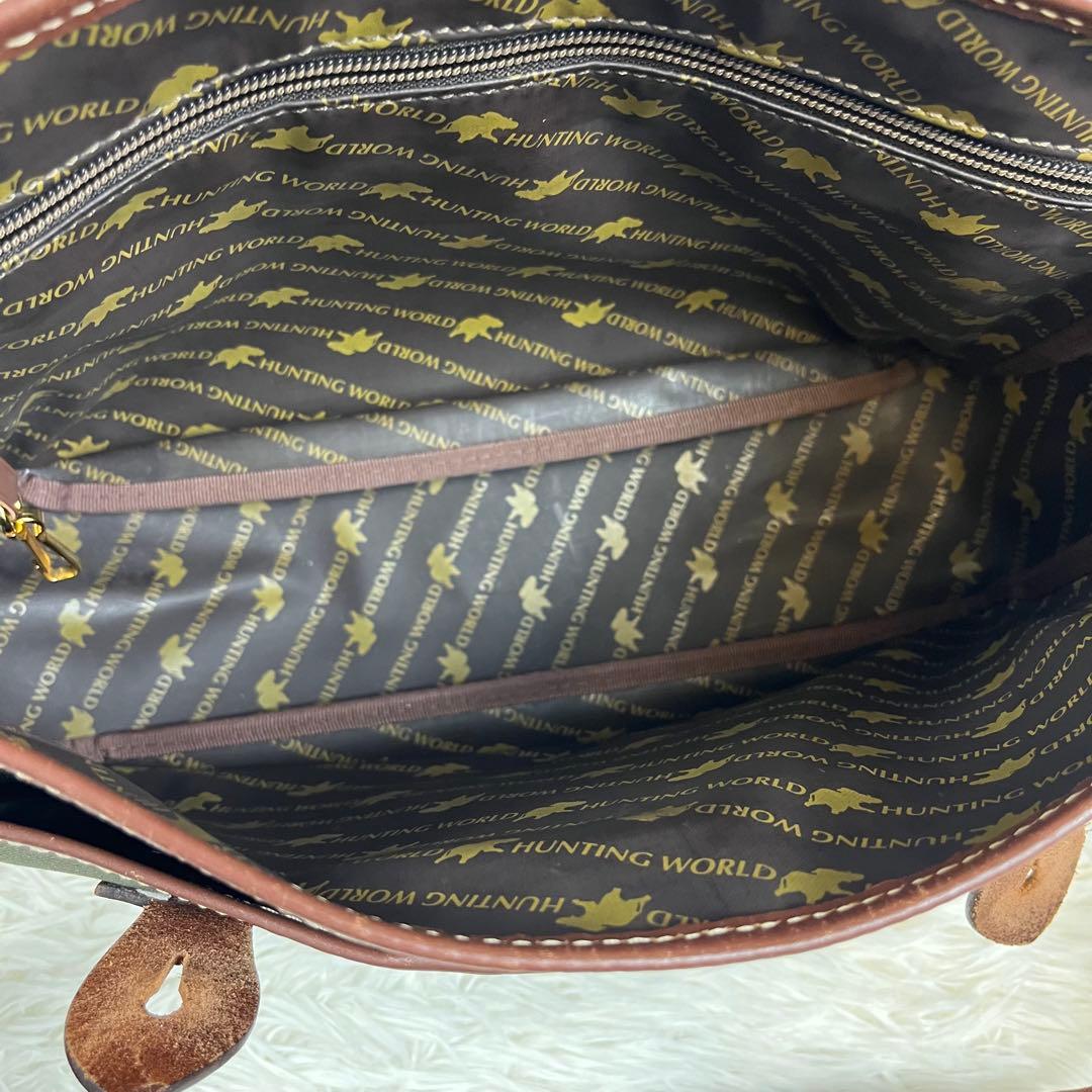 【美品】HUNTING WORLD サファリトゥデイ メッセンジャーバッグ