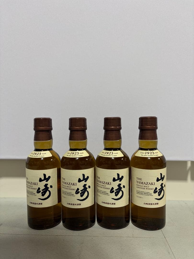 と*と様 サントリー シングルモルトウイスキー 山崎 180ml ×4本