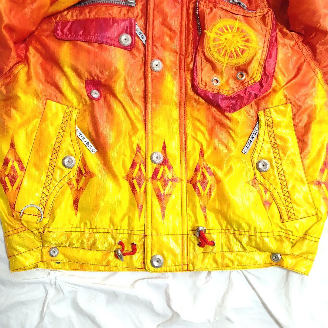 【セットアップ 日本製】アシックス スノボウェア スキーウェア 上下セット