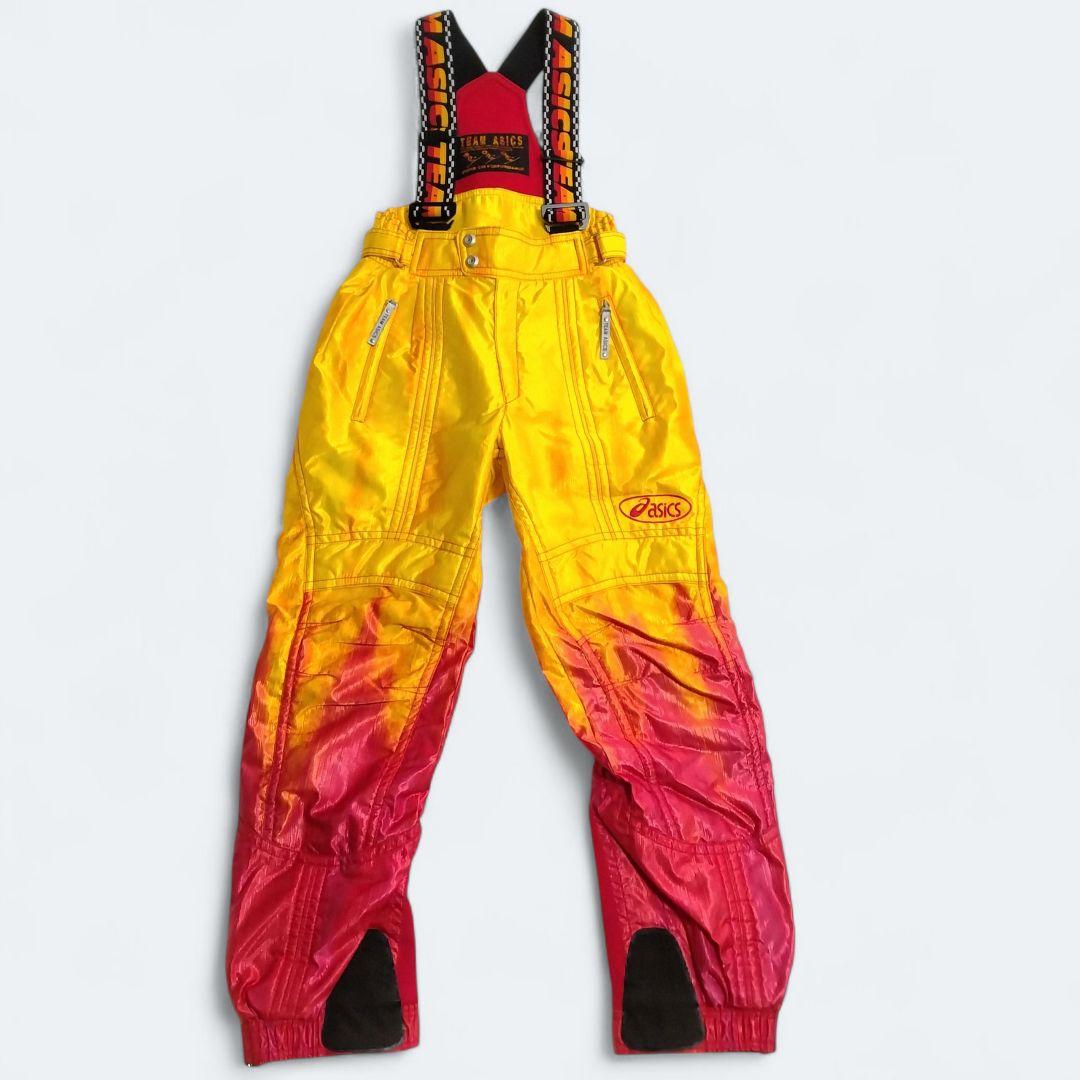 【セットアップ 日本製】アシックス スノボウェア スキーウェア 上下セット