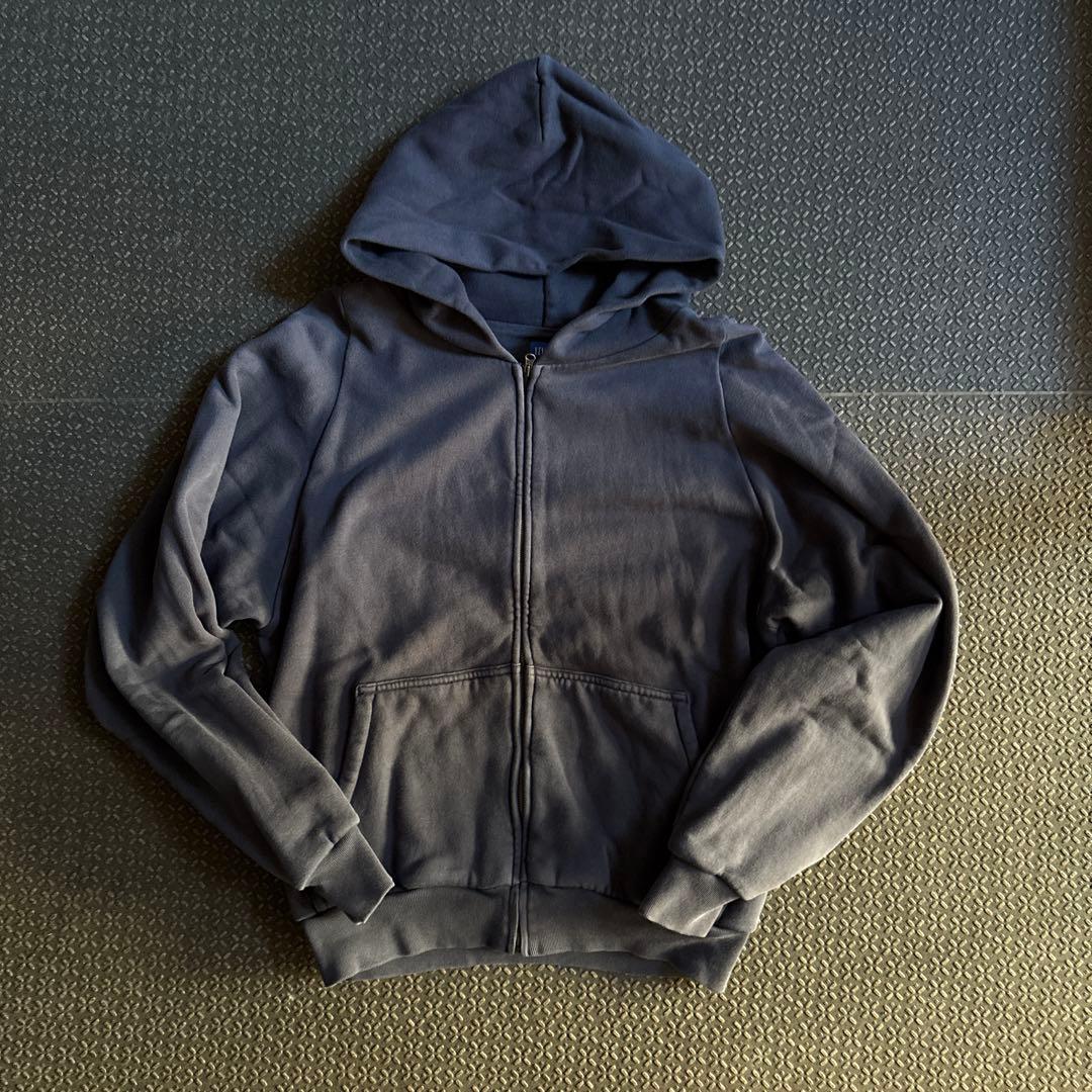 yeezy gap zip hoodie ネイビー