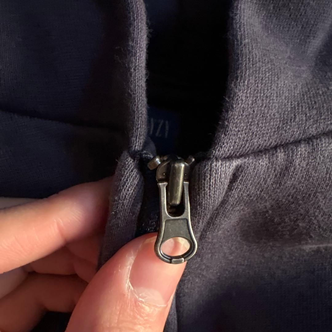 yeezy gap zip hoodie ネイビー