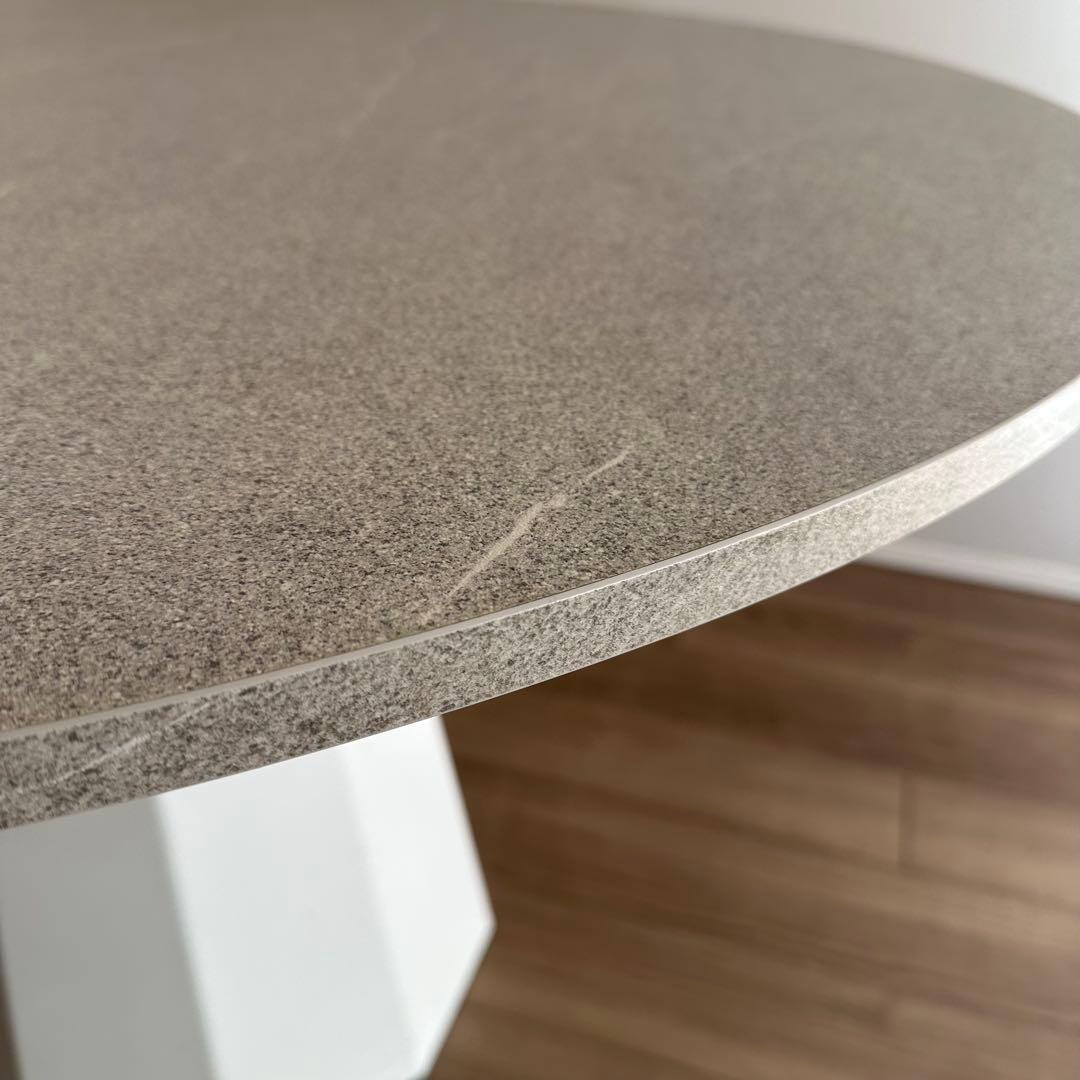 【美品】カリガリス コヌビア DIX ダイニングテーブル 丸テーブル