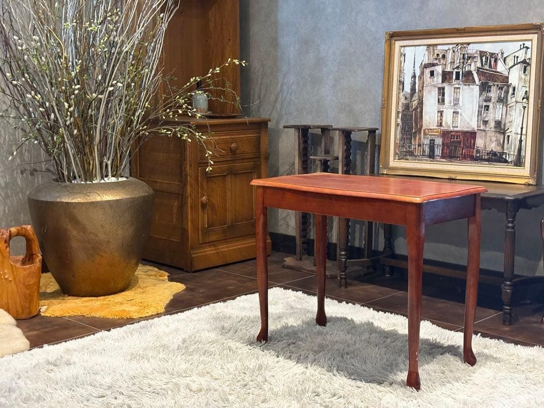 ローテーブル　コーヒーテーブル　無垢材　アンティーク　ビンテージ　IZ