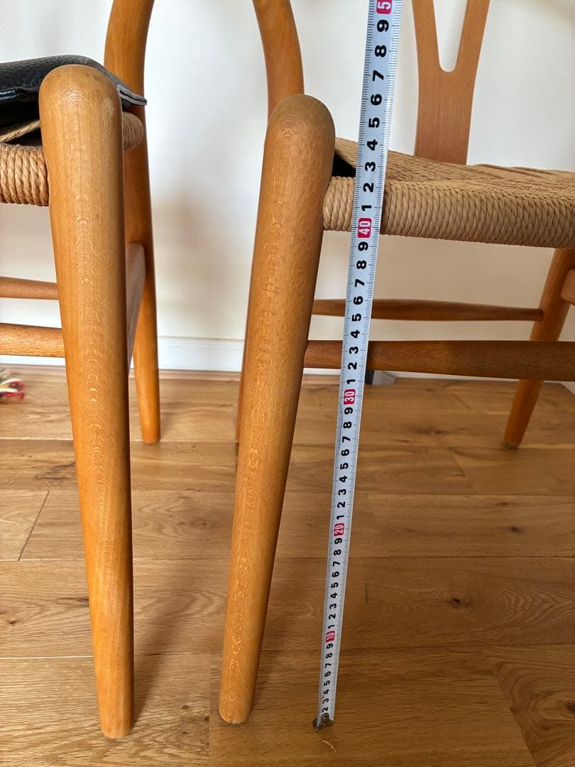 極美　希少ヴィンテージ 　Yチェア ビーチ材　CH24 ウェグナー　オイル仕上げ