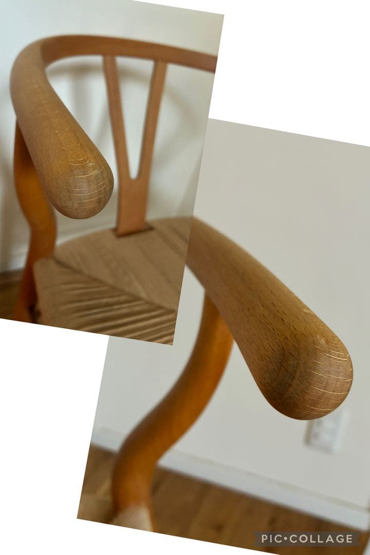 極美　希少ヴィンテージ 　Yチェア ビーチ材　CH24 ウェグナー　オイル仕上げ