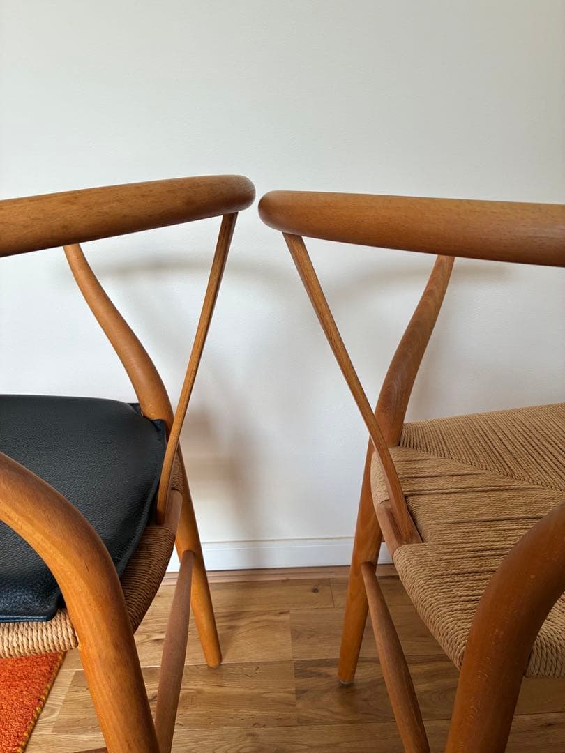 極美　希少ヴィンテージ 　Yチェア ビーチ材　CH24 ウェグナー　オイル仕上げ