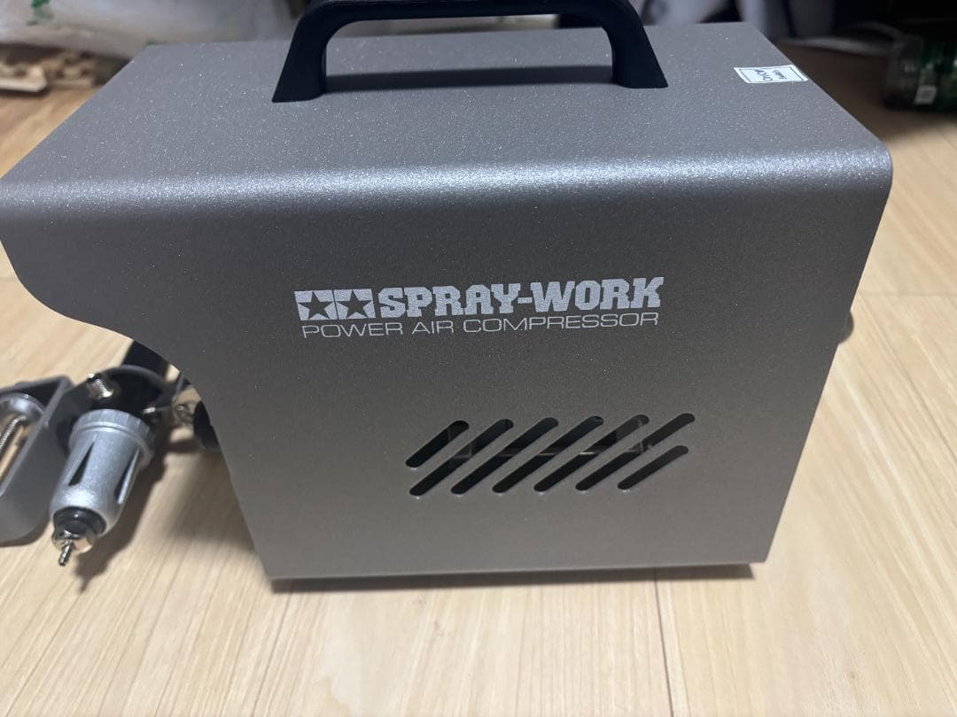 【新品・未使用（動作確認のみ実施)】タミヤ スプレーワーク パワーコンプレッサー