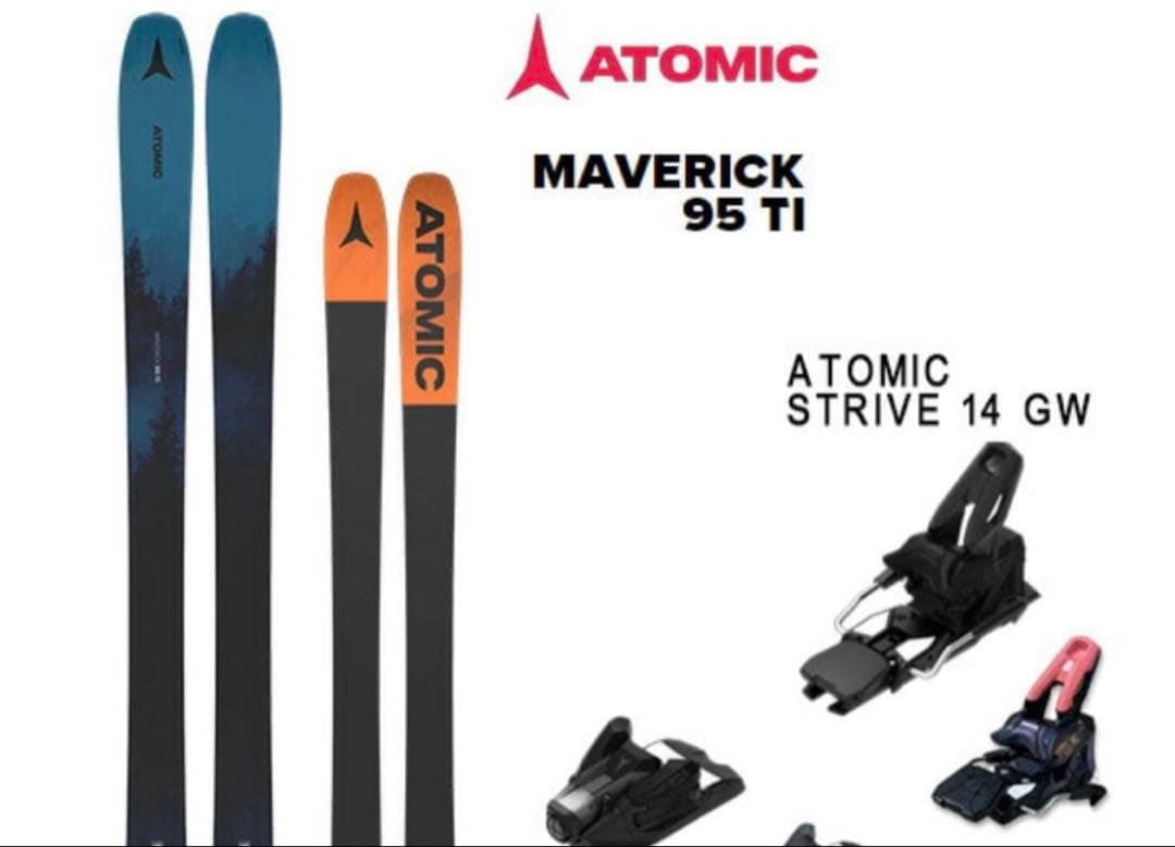 ATOMIC 24/25 MAVERICK 95 TI スキー板 172cm