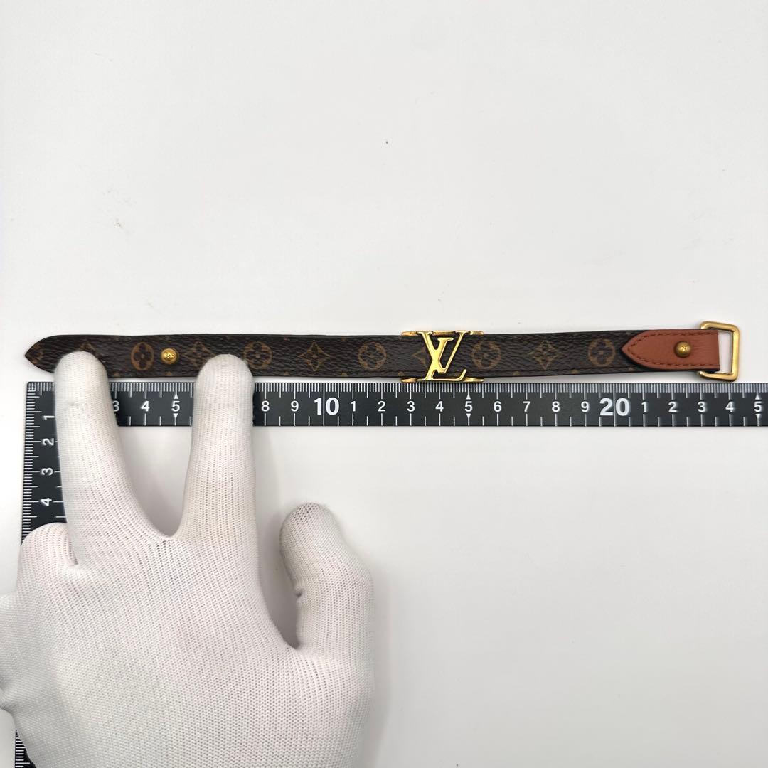 LOUIS VUITTON モノグラム ブラスレ LVロゴ ブレスレット