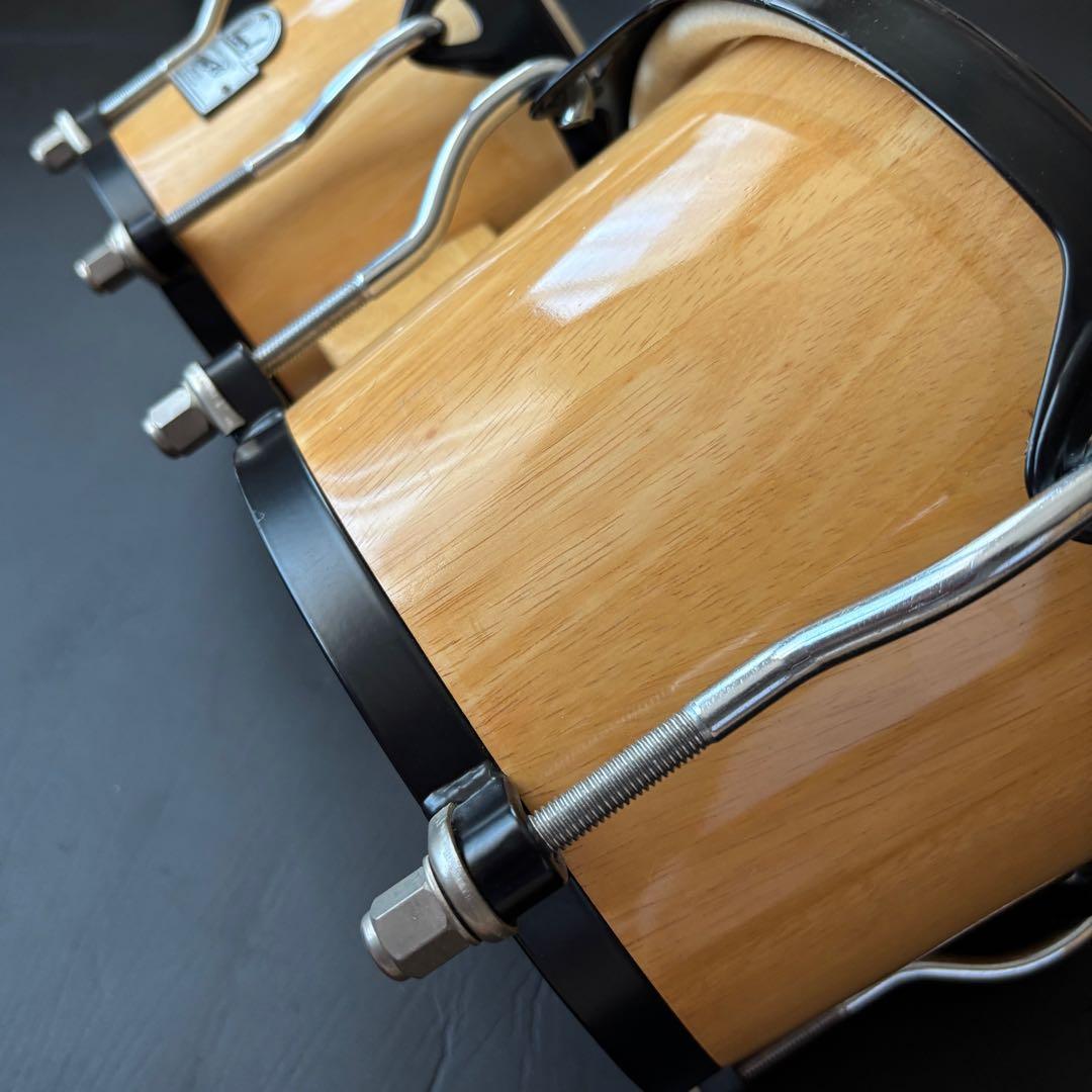 Pearl PRIMERO ボンゴ スタンド付き 本革ヘッド 手触り良好