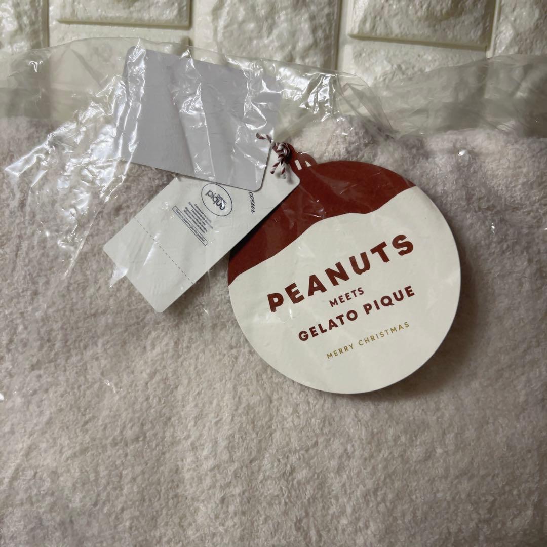 ジェラートピケ　スヌーピー PEANUTS パネルジャガードフードドレス