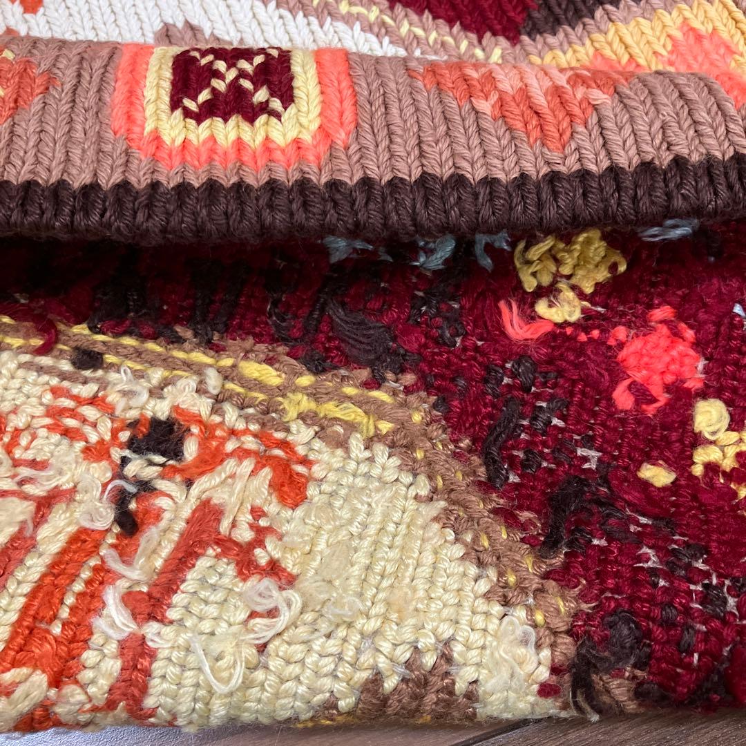 トルコキリムヴィンテージ キリム67cmx110cm 手編み