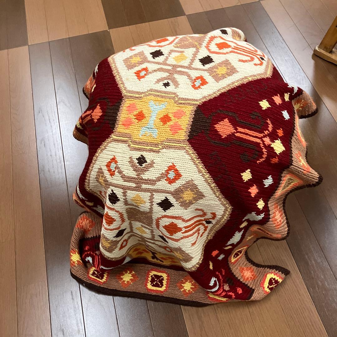 トルコキリムヴィンテージ キリム67cmx110cm 手編み