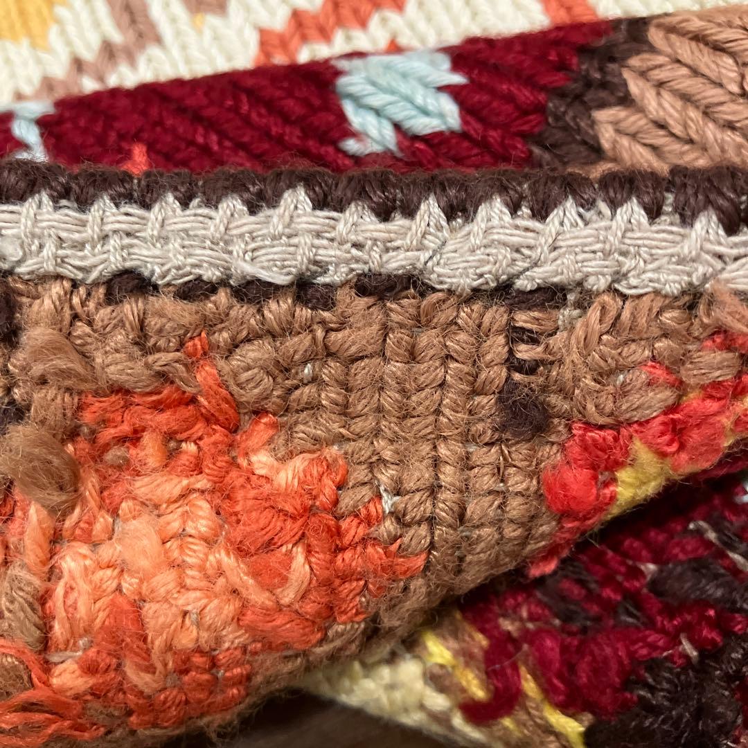 トルコキリムヴィンテージ キリム67cmx110cm 手編み