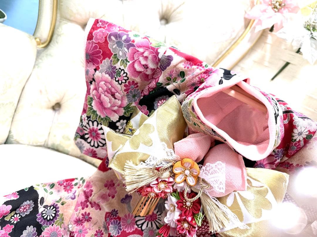 B464.ponp2pan2☆犬オーダー3ウェイお着物☆犬お着物