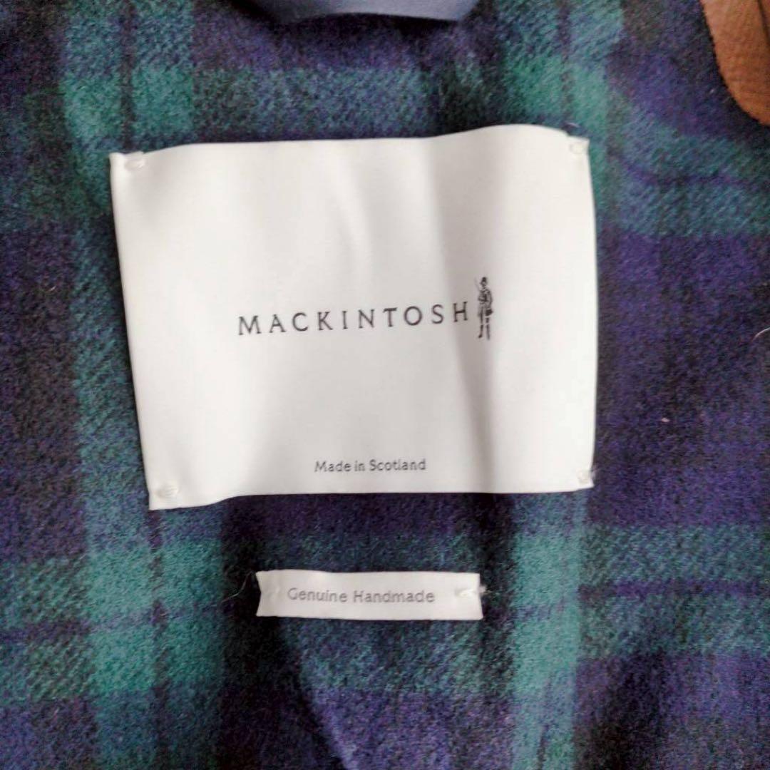 ◾︎現行◾︎ マッキントッシュ DAVIOT ゴム引き ステンカラーコート ネイビー