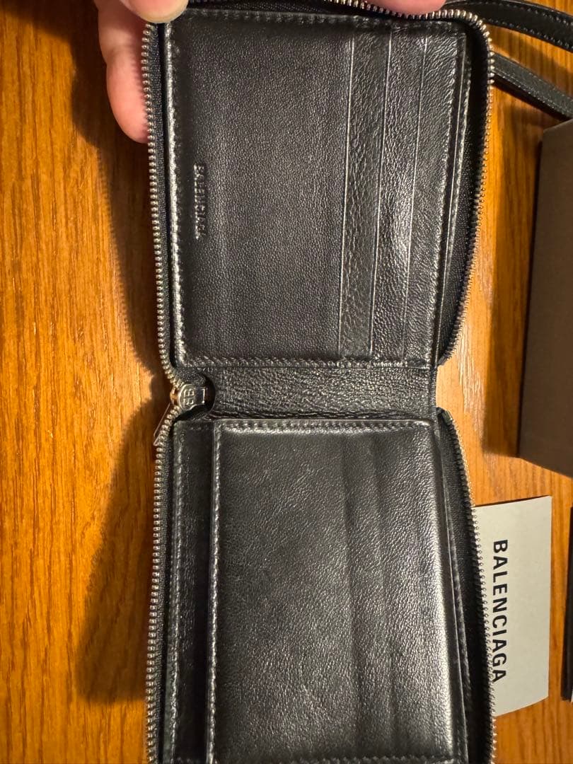 BALENCIAGA ネックストラップ ウォレット 美中古 付属完備