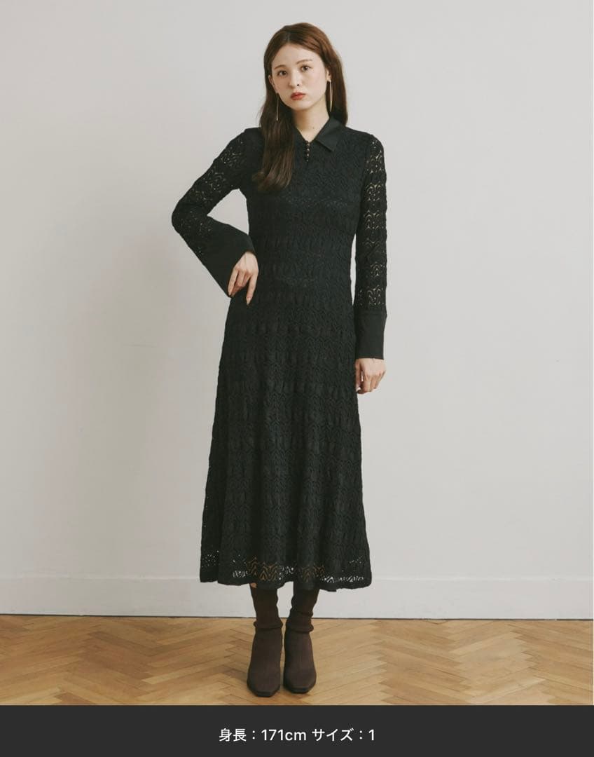 Olu. クラシカルレースワンピース