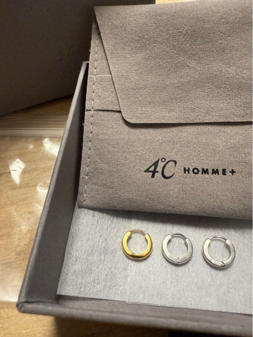 シルバーピアス/片耳用4℃