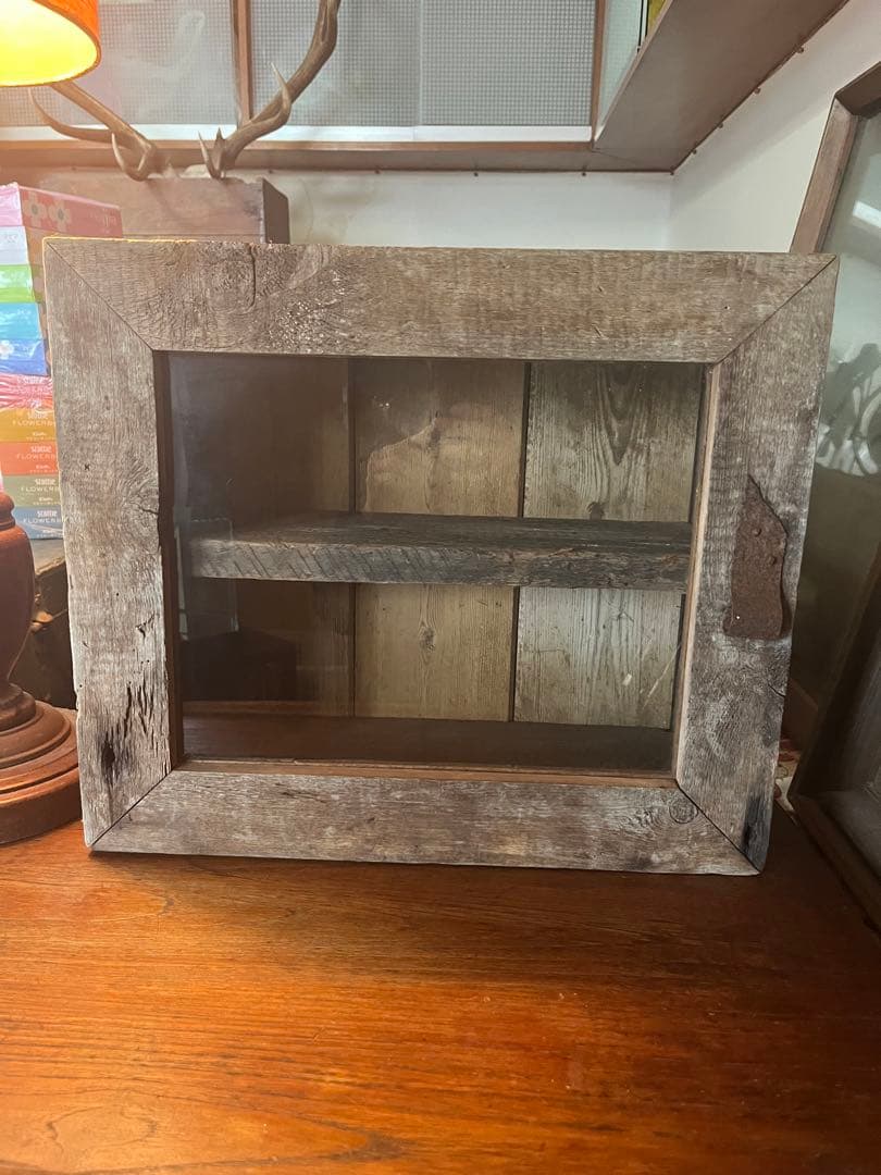 アンティーク　ガラスケース　ショーケース