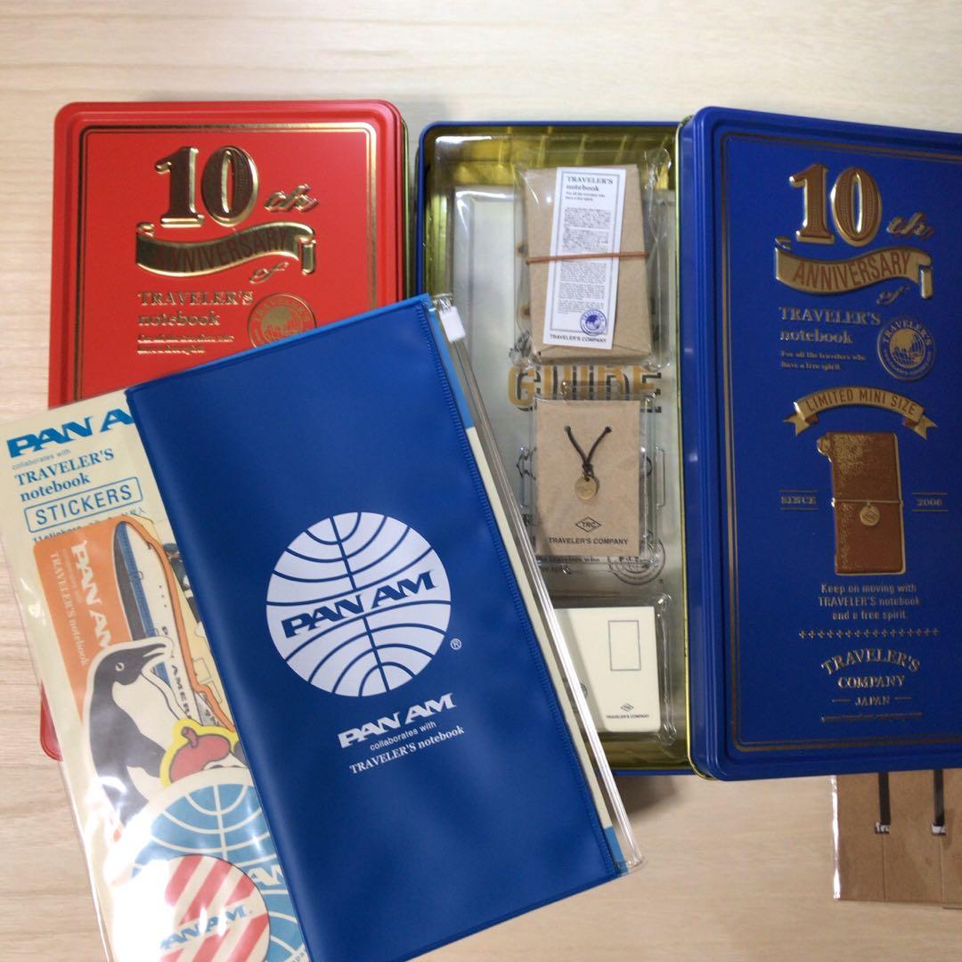 ☘️ トラベラーズノート ミニ 10周年 缶セット 10th パンナム まとめ売り