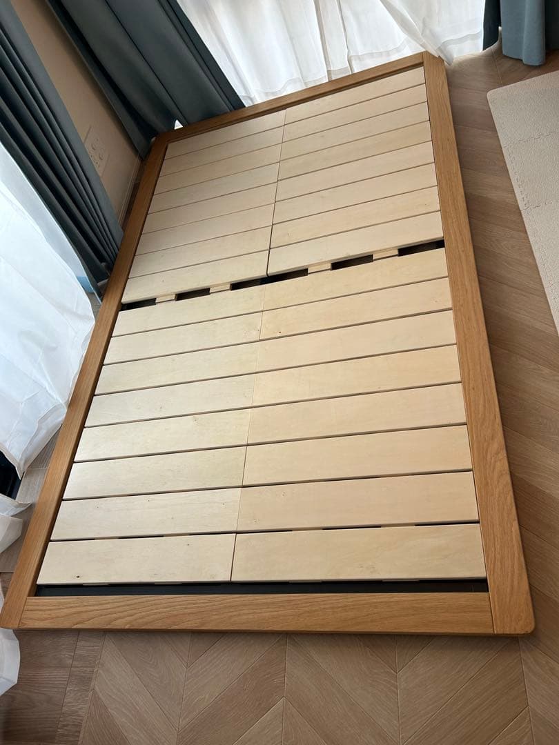 無印良品　木製ベッドフレーム(セミダブル)