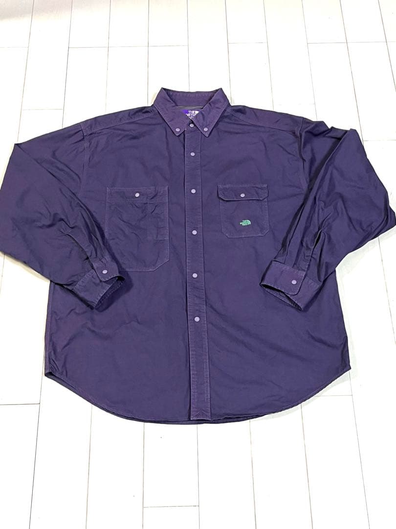 ノースフェイスパープルレーベル　ワークシャツ　M