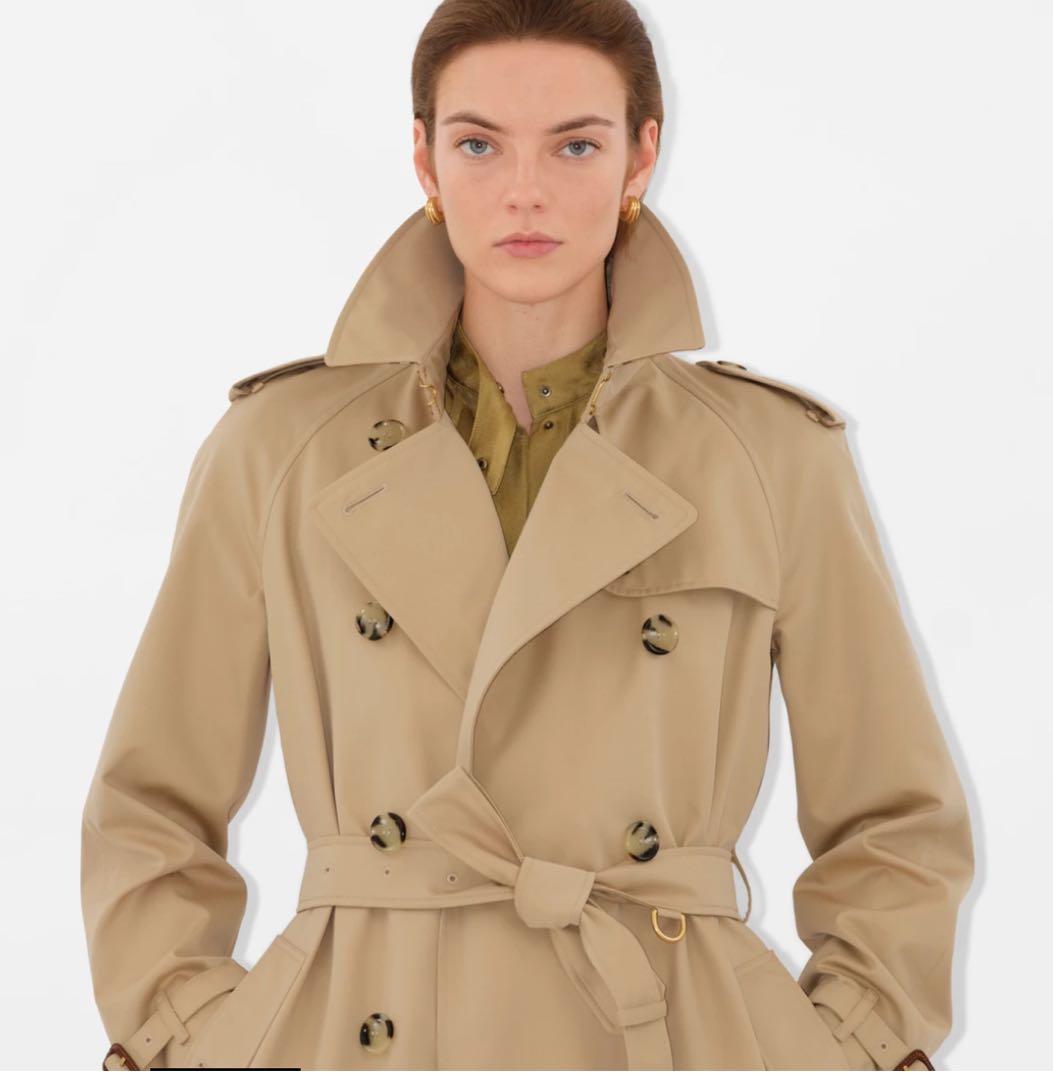 BURBERRY ロング ウォータールーヘリテージ トレンチコート　バーバリー