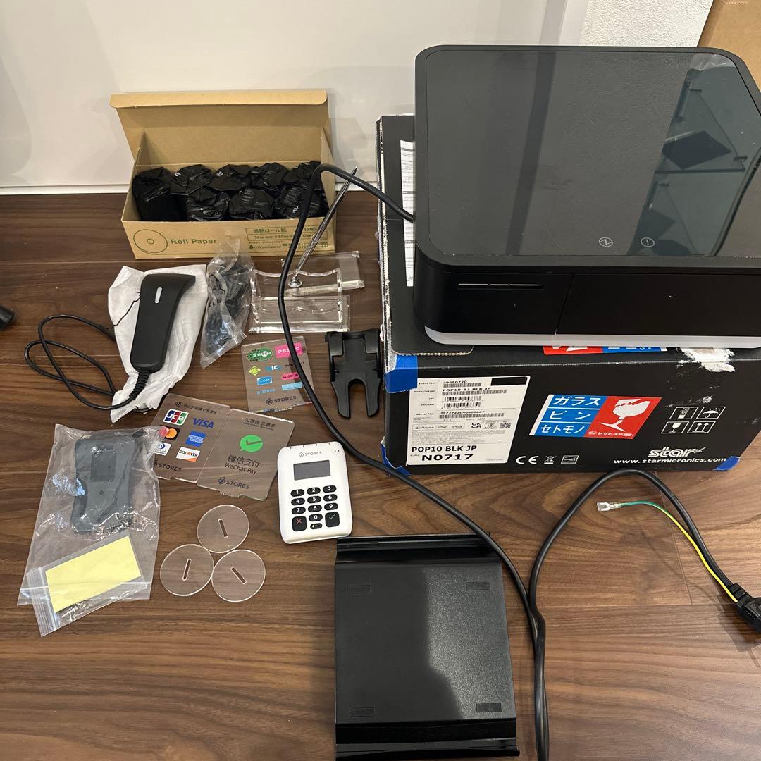POP10 BLK JP & カードリーダー & 感熱ロール紙