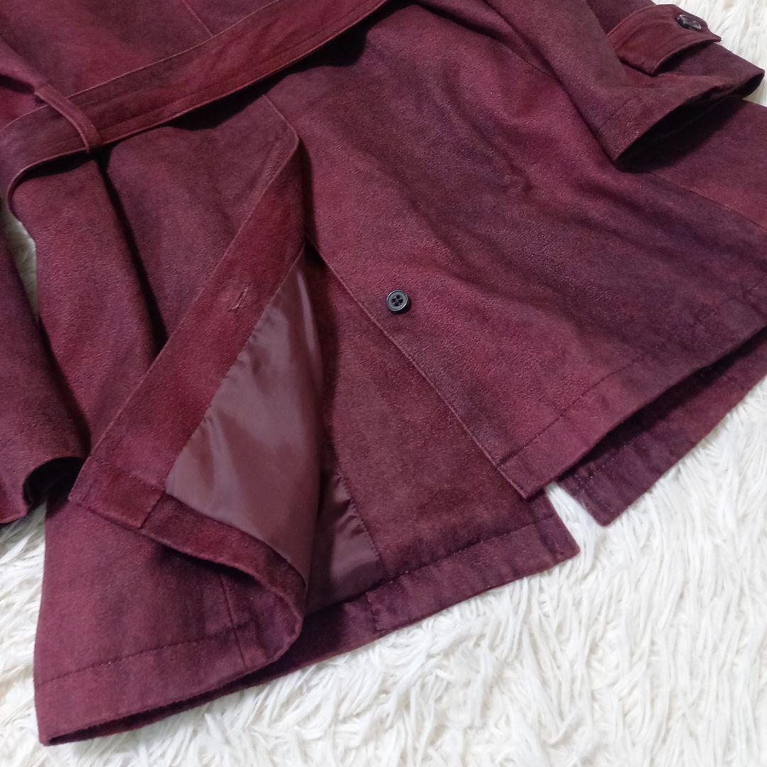 ●良品●　トルネードマート　マイクロスウェード　ベルト　トレンチ　コート　Y2K