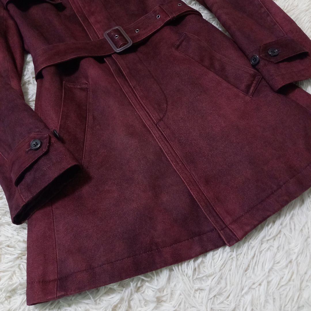 ●良品●　トルネードマート　マイクロスウェード　ベルト　トレンチ　コート　Y2K