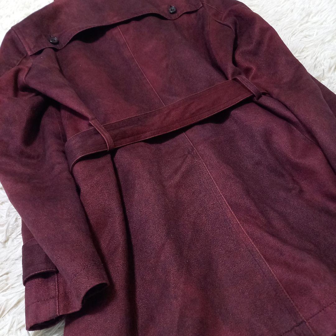 ●良品●　トルネードマート　マイクロスウェード　ベルト　トレンチ　コート　Y2K