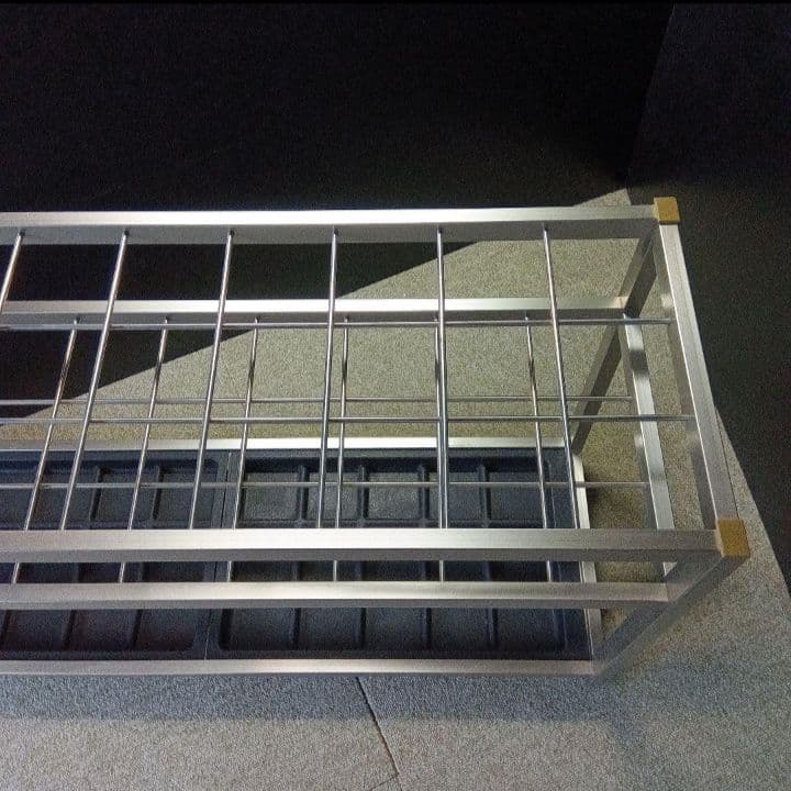 傘立て 30本用 業務用 コクヨ フレームタイプ アルミ アジャスター付