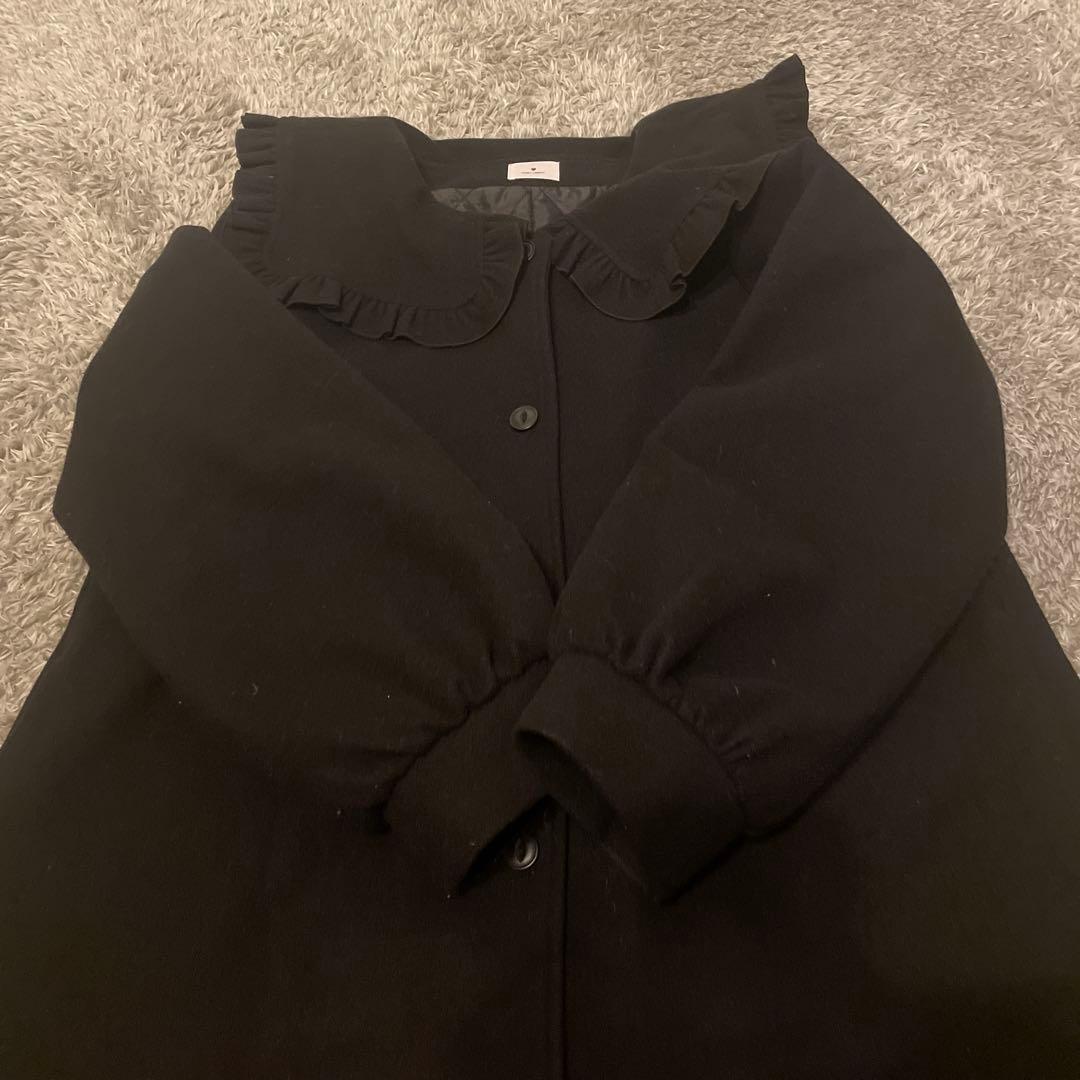 merry honey ブラックロングコート