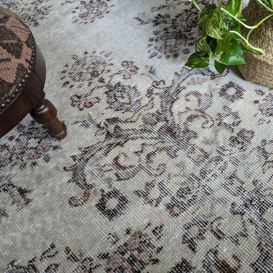 108×182 シックボタニカル　トルコヴィンテージラグ