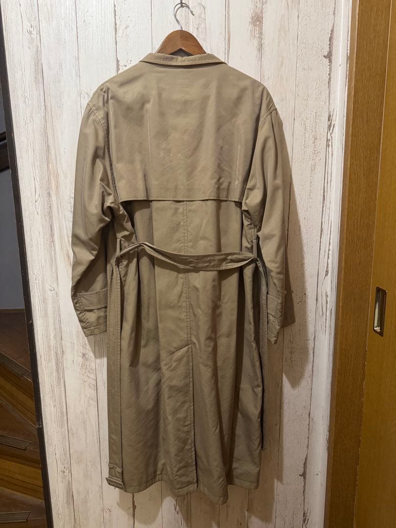 ジャケット・アウター AURALEE WASHED FINX CUPRO TWILL LONGCOAT