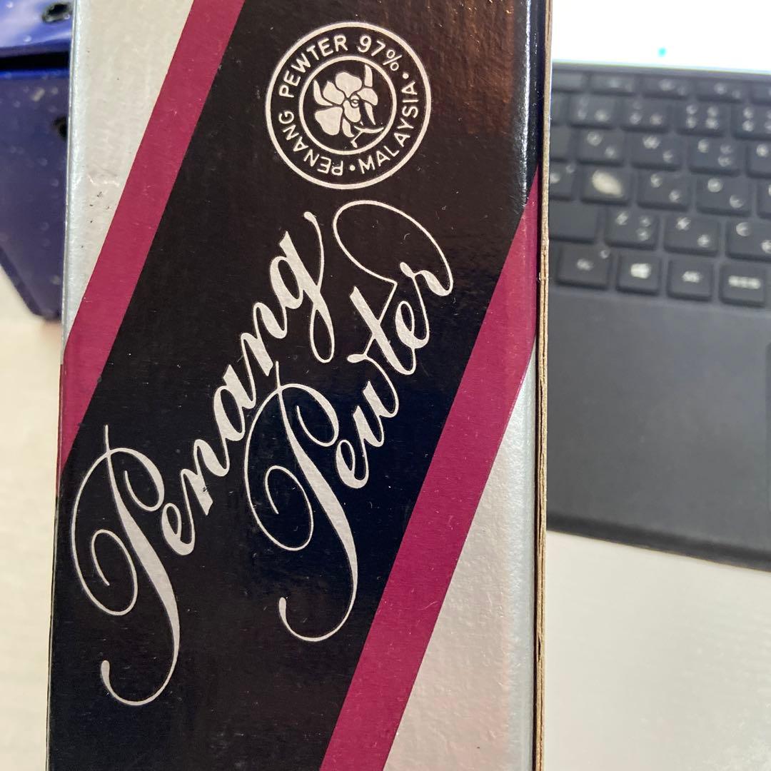 茶筒　錫　ピューター　ティーキャディー