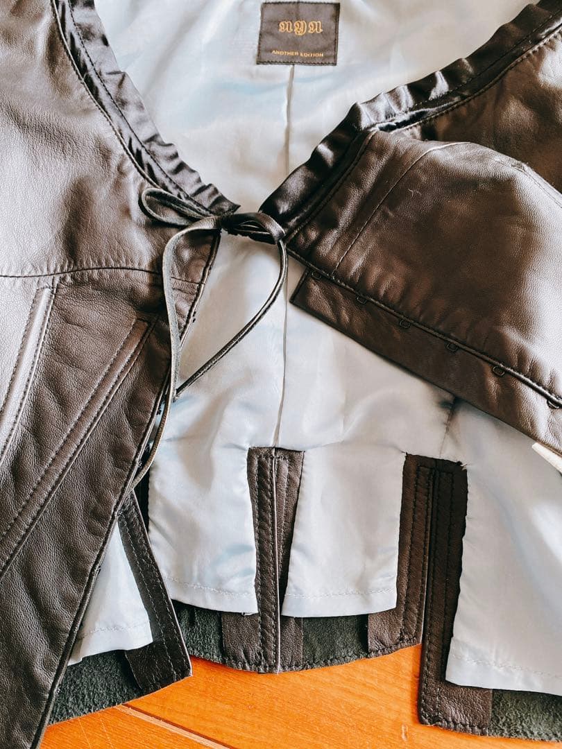 羊皮　変形レザージャケット　試着のみ