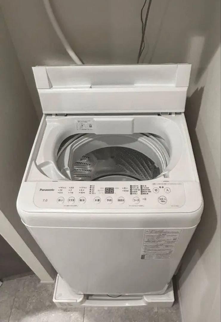 美品 2025年製 7Kgパナソニック 全自動電気洗濯機 NA-F7PB3