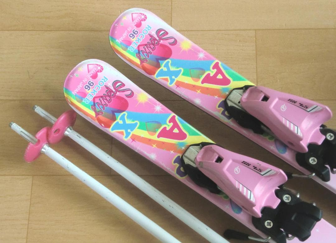 ■■12月・1月限定■送料無料■子供用スキーセット■板96靴19■WAX済■■