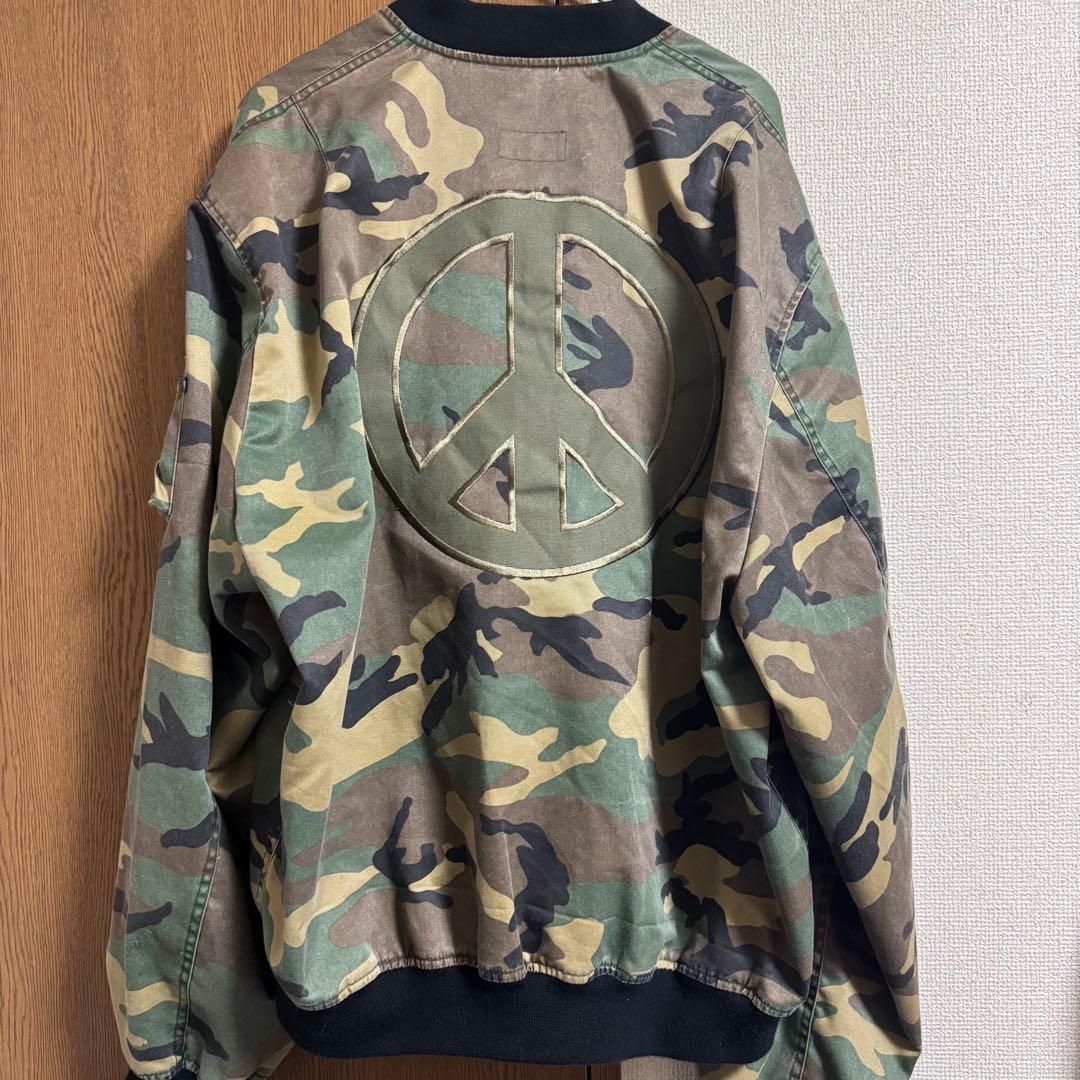 AFB ジャケット カモ 迷彩 ボンバージャケット